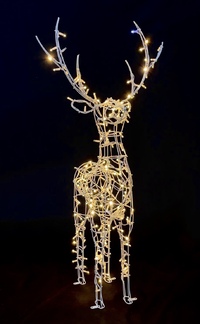 Световая фигура Олень 1,5 м Серия Каркас 220В