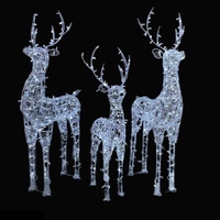 Световая уличная фигура Олень 1.9 м Серия Ажур 24В
