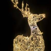 Световая уличная фигура Олень 1.9 м Серия Ажур 24В
