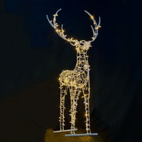 Уличная световая фигура Олень 2,3 м Серия Каркас