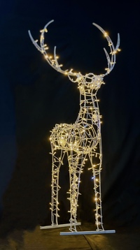 Уличная световая фигура Олень 2,3 м Серия Каркас