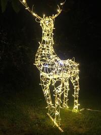 Уличная световая фигура Олень 2,3 м Серия Каркас