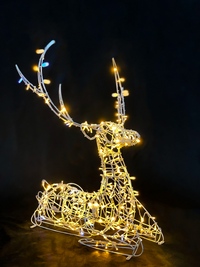 Светодиодная фигура Олень Серия 1,9 Каркас - Лежачий