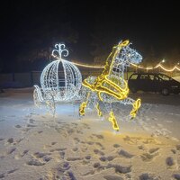 Световая уличная фигура Лошадь серия Каркас