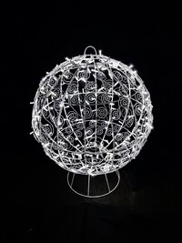 Светодиодный новогодний Шар D 80 Серия Ажур