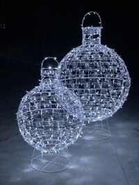 Светодиодный новогодний Шар D 100 Серия Ажур