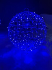 Светодиодный новогодний Шар D 120 Серия Ажур