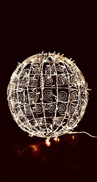 Светодиодный новогодний Шар D150 Серия Ажур