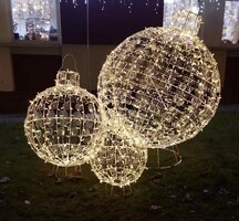Светодиодный новогодний Шар D150 Серия Ажур