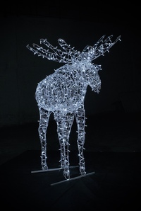Уличная светодиодная фигура Лось Серия Ажур
