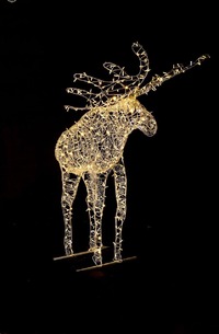 Уличная светодиодная фигура Лось Серия Ажур