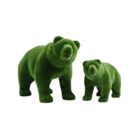 Фигура из искусственной травы - топиари Медведь