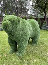 Фигура из искусственной травы - топиари Медведь