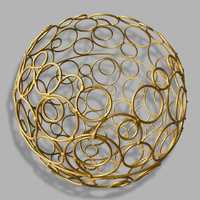 Садовая фигура - габион Сфера