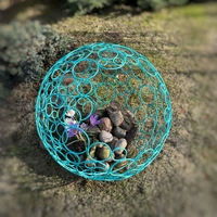 Садовая фигура - габион Сфера