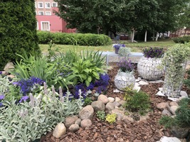 Садовая фигура Габион "Шар" D-60см.