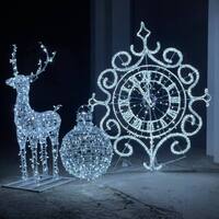 Световая Композиция Часы 250 см