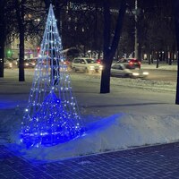 Световое конус Пирамида из 2-ух уровней 2,5 м