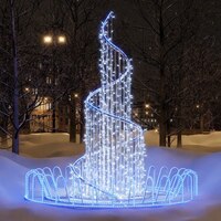 Световой фонтан №1