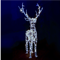 Световая фигура Олень 1,5 м Серия Каркас 24v