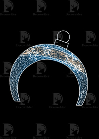 Световая арка Елочная игрушка 2D